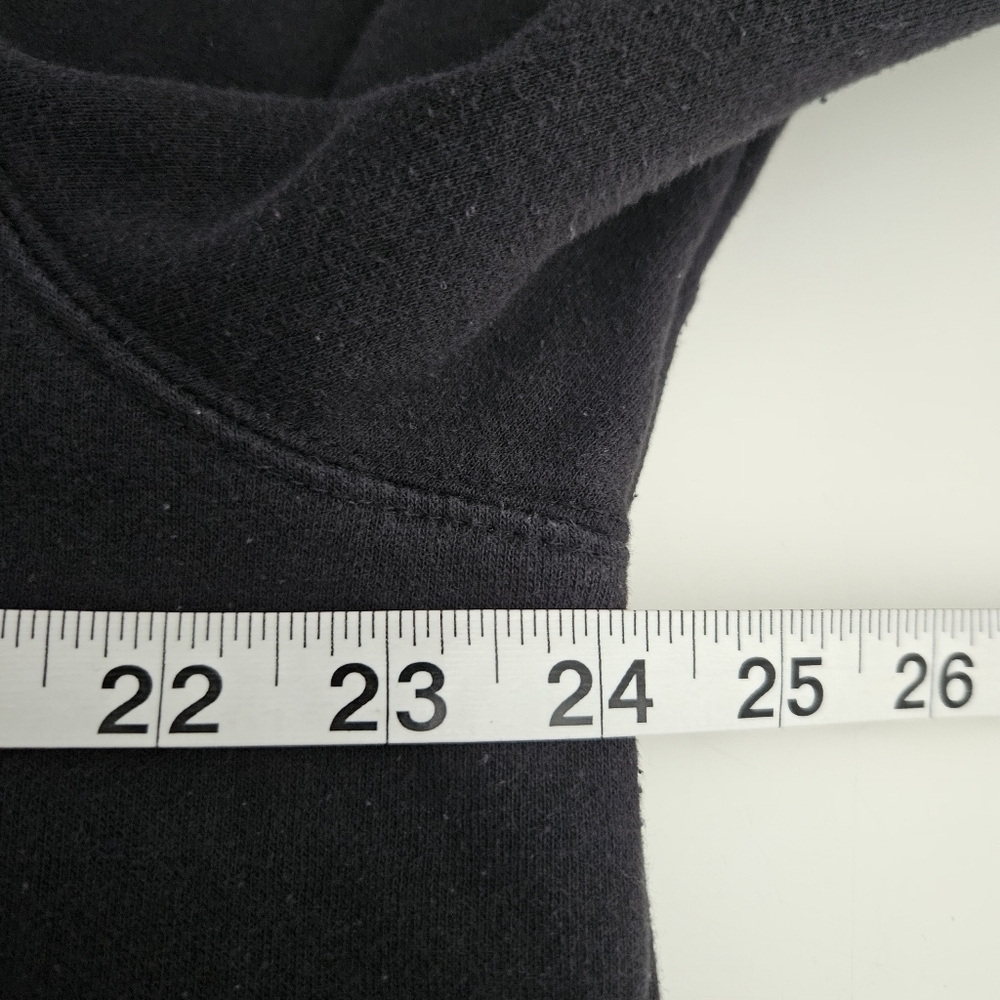 The North Face Hoodie Mens Large Black Pullover Pockets Logo Sweatshirt - Picture 6 of 9